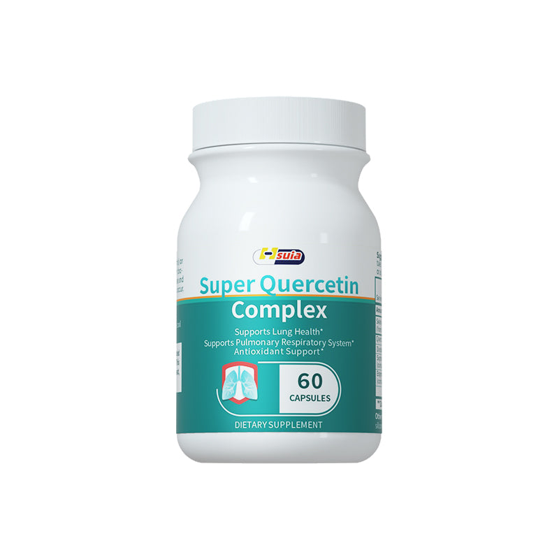 Hsuia Super Oxygen Bottle Quercetin Lung Clearing Capsules | Patented Quercetin Patented Selenium | Strengthen Lung Power